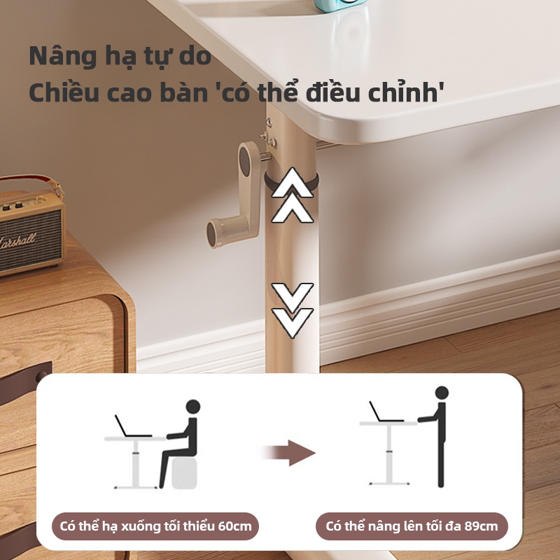 NOVUS Bàn Học Trẻ Em Bảo Mắt - Điều Chỉnh Cao Mượt Góc Bo Tròn An Toàn Mặt Dày Thép Khung Chắn Chắn Dài 1m