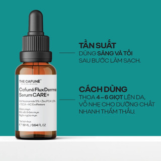 Tinh Chất Đánh Bật Mụn Và Cân Bằng Dầu Nhờn Cafuné Flux Derma 19ml Dành Cho Da Dầu Mụn