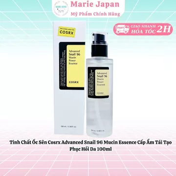 Tinh Chất Ốc Sên Cosrx Advanced Snail 96 Mucin Essence Cấp Ẩm Tái Tạo Phục Hồi Da 100ml