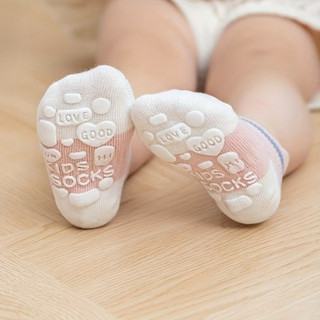 Set 5 đôi tất chống trượt lovely cho bé 0-3y
