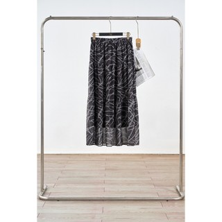[LAMER X VÕ HÀ LINH] Chân Váy Dài Nhún 3 Tầng Chân Váy Dáng Xoè 2 Lớp Chiffon LAMER O62L25Q008