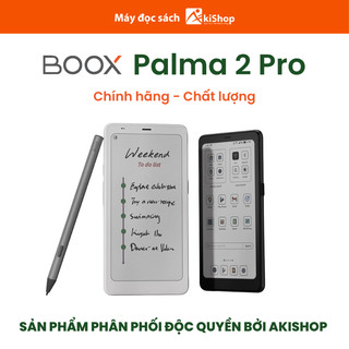 Máy đọc sách màu BOOX Palma 2 Pro chính hãng 6.13" E ink (8GB RAM/128GB ROM) Android 15 - Kho HCM