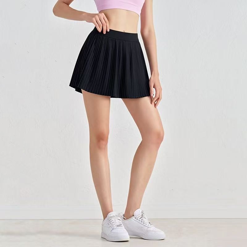 Thể thao Yoga thời trang của phụ nữ eo cao với quần short và túi ở cả hai bên