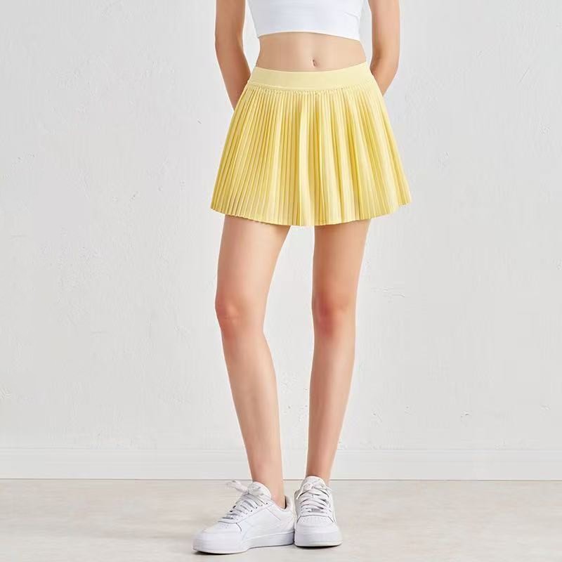 Thể thao Yoga thời trang của phụ nữ eo cao với quần short và túi ở cả hai bên