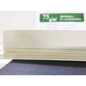 Giấy vẽ mỹ thuật, vẽ màu nước định lượng 100gsm khổ A5 màu vàng kem phù hợp vẽ phác thảo, làm sổ, notebook, ghi chú