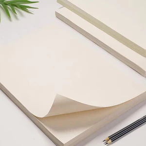 Giấy vẽ mỹ thuật, vẽ màu nước định lượng 200gsm màu vàng kem khổ A5