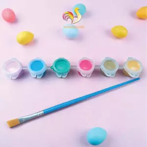 Dây 6/12 Màu Nhũ Metallic Loại 3ml/5ml Pha Sẵn Kèm Cọ Vẽ, Khay Pha Màu HUNGACOLOR
