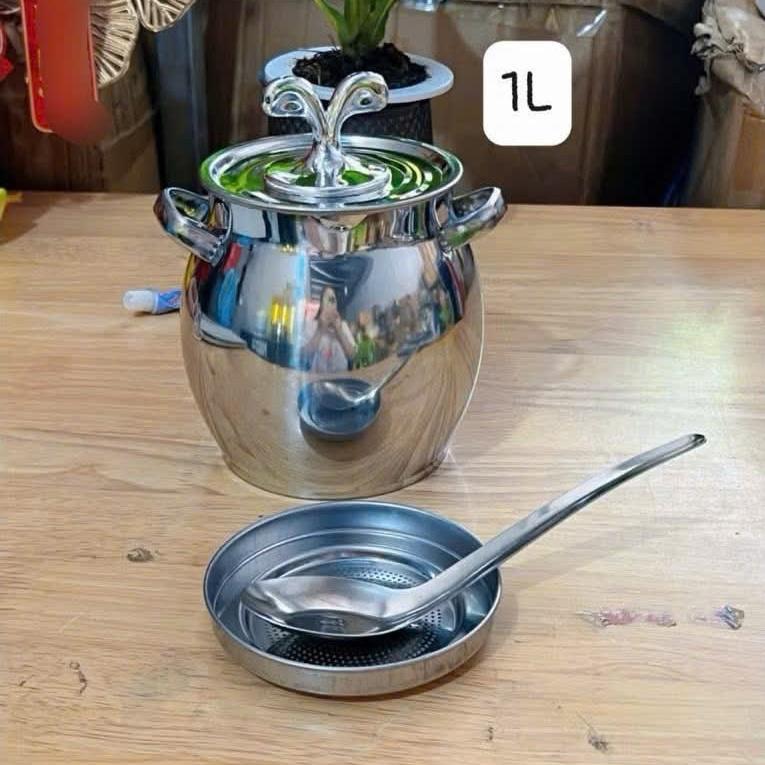 LIỄN LỌC DẦU, CA LỌC DẦU ĂN DUNG TÍCH 1 LÍT SIÊU TO