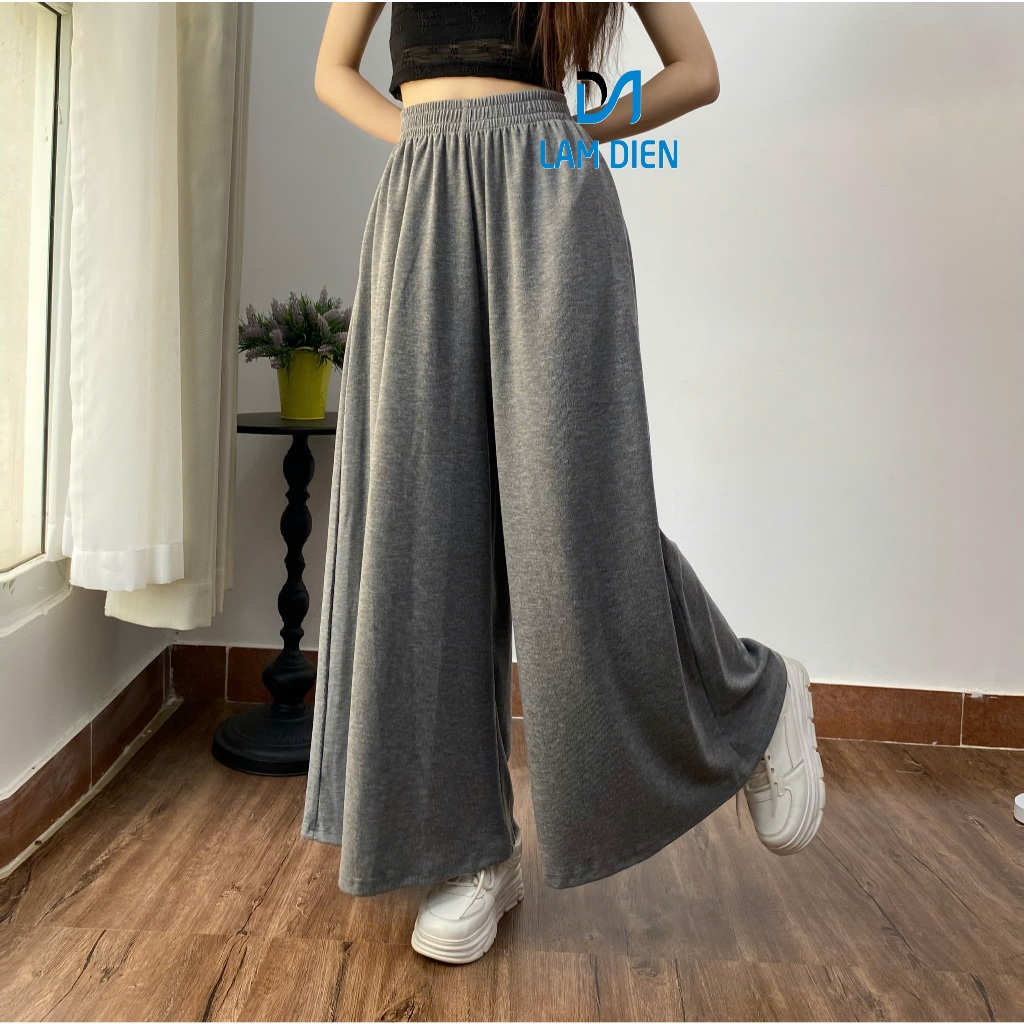 Quần Ống Rộng Nữ Chất UMI, Quần Váy Nữ Phong Cách Hàn Quốc, Tôn Dáng Trẻ Trung Dễ Mặc
