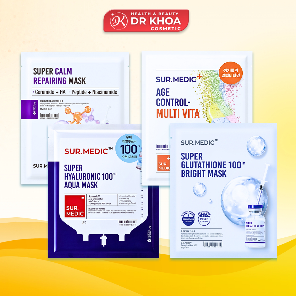 Surmedic Mặt Nạ Surmedic Super Age Control Multi Vitamin Dưỡng Ẩm Sâu 