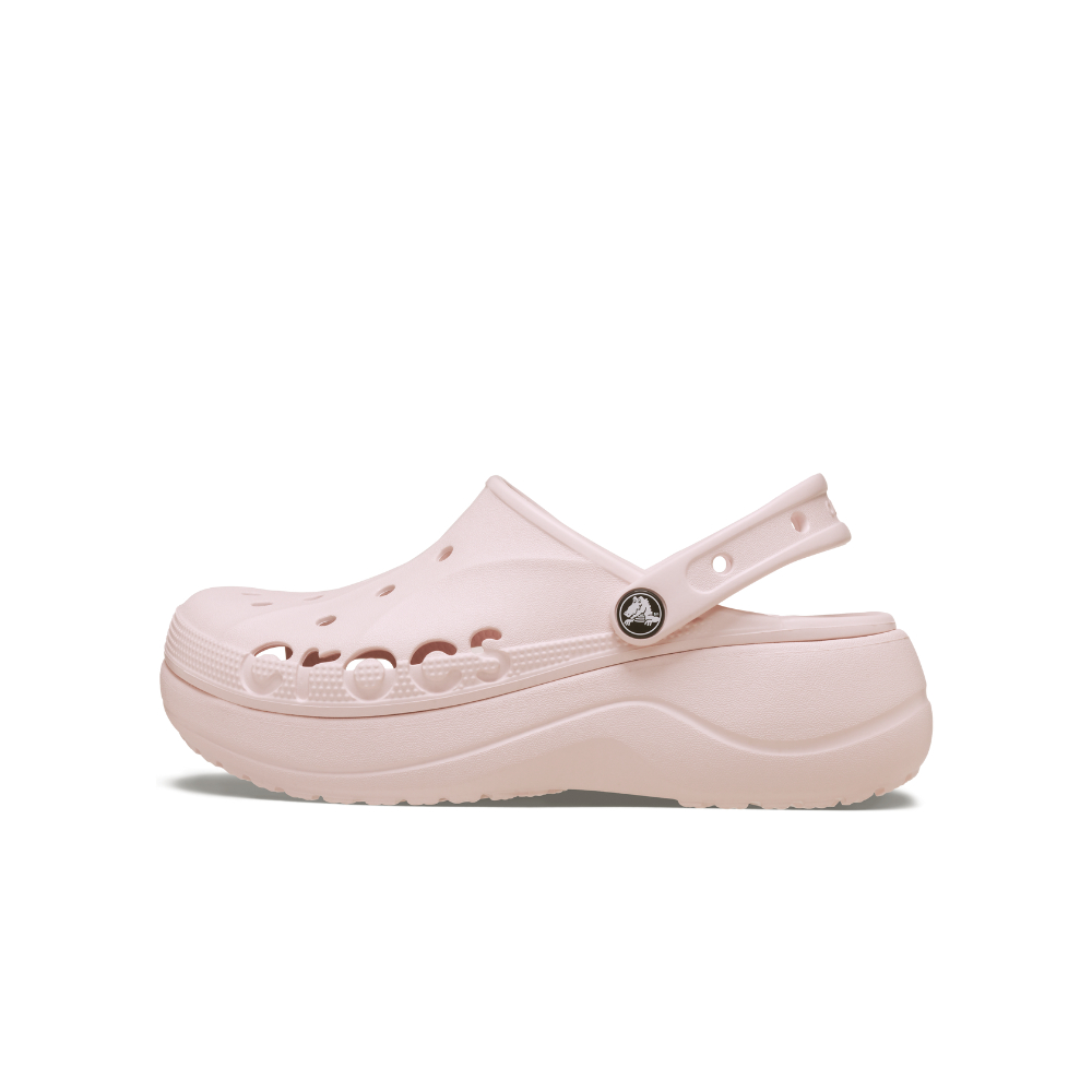 Giày Clog Nữ Crocs Baya Platform - Barely Pink - 208186-6PI | BigBuy360 - bigbuy360.vn