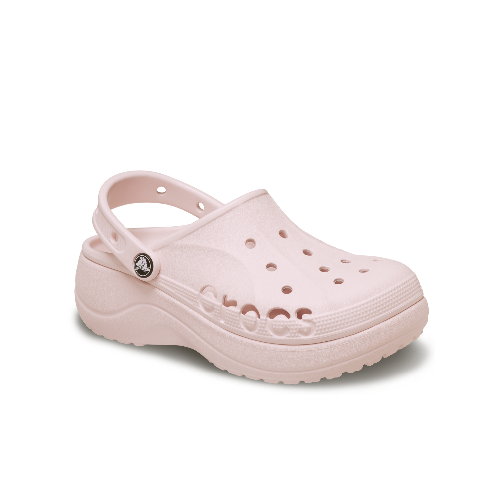Giày Clog Nữ Crocs Baya Platform - Barely Pink - 208186-6PI | BigBuy360 - bigbuy360.vn