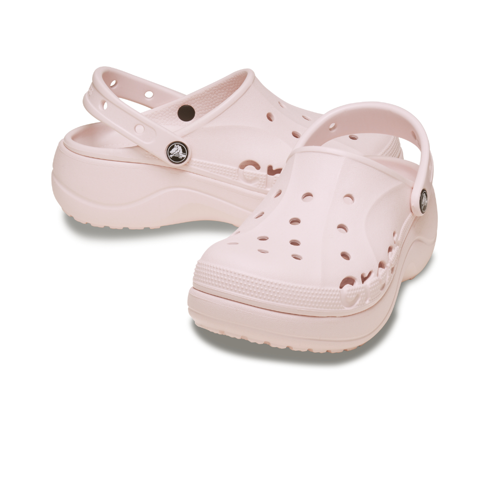 Giày Clog Nữ Crocs Baya Platform - Barely Pink - 208186-6PI | BigBuy360 - bigbuy360.vn