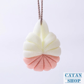 Bông Tắm Bí Ngô Tạo Bọt Mịn Mềm Mại An Toàn Cho Da Nhiều Màu Pastel Dễ Thương, Bông Tắm 2 Màu Bí Ngô