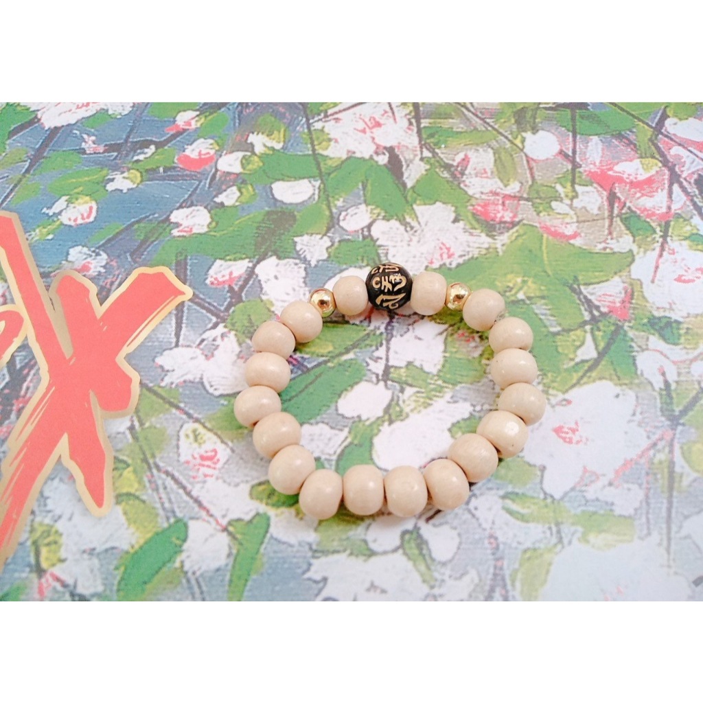 Vòng Dâu Tằm Cho Bé Mix Hạt Hoa Văn Xinh