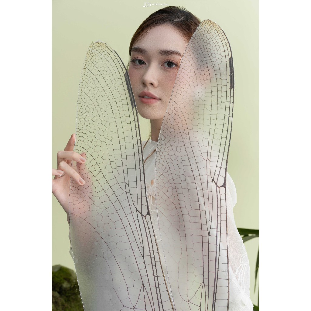 Áo Dài Thanh Trúc. Áo Dài Dáng Suông Tay Lỡ Phối Bèo 2M02.2509. Áo Dài Cách Tân Nữ Thanh Lịch, Sang Trọng. Áo Dài JM