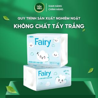 Combo Khăn Giấy Rút Fairy Cloud 4 Lớp Giấy Mềm Mại Thấm Hút Tốt An Toàn Cho Da - 300 Tờ