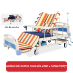 Giường điện đa năng cho người bệnh giúp nâng hạ lưng, chân, lật trái, lật phải, tặng bô vệ sinh bàn ăn cây truyền dịch — ảnh 2
