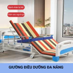 Giường điện đa năng cho người bệnh giúp nâng hạ lưng, chân, lật trái, lật phải, tặng bô vệ sinh bàn ăn cây truyền dịch — ảnh 3