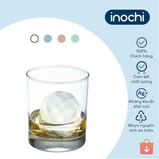 Khay làm đá tròn Inochi Kari 4 viên – có nắp đậy, kháng khuẩn Ag+, bảo vệ sức khỏe và an toàn khi dùng