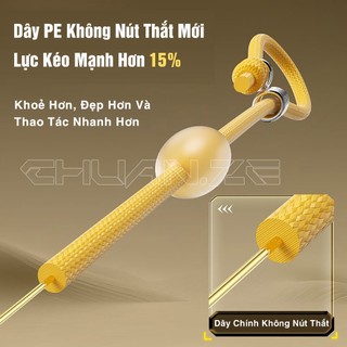 Trục Câu Đài Chuanze S Fast Lock Bộ Dây Trục Câu Cá Buộc Sẵn Dây PE Không Nút Thắt Tăng Lực Kéo 15%