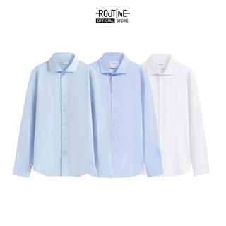 Áo Sơ Mi Nam Tay Dài Dệt Dobby Form Fitted - Routine 10F24SHL092R1