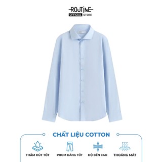 Áo Sơ Mi Nam Tay Dài Dệt Dobby Form Fitted - Routine 10F24SHL092R1