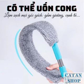 Chổi Quét Gầm Giường Gầm Tủ, Quét Trần Đa Năng Uốn Cong Linh Hoạt Làm Sạch Mọi Góc Khuất Trong Nhà Tiện Lợi
