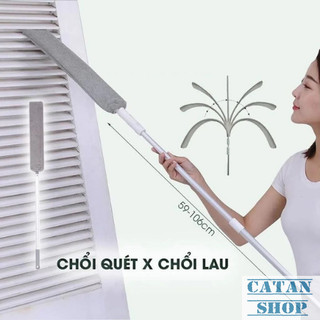 Chổi Quét Gầm Giường Gầm Tủ, Quét Trần Đa Năng Uốn Cong Linh Hoạt Làm Sạch Mọi Góc Khuất Trong Nhà Tiện Lợi