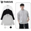 Áo Nỉ Sweater Nam Cổ Tàu Phối Cúc, Áo Sweater THRIVER Nam Nữ Oversize Forrm Rộng Unisex.