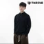 Áo Nỉ Sweater Nam Cổ Tàu Phối Cúc, Áo Sweater THRIVER Nam Nữ Oversize Forrm Rộng Unisex.