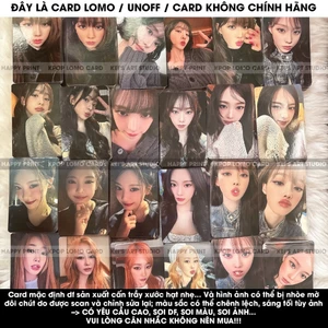 JAPAN FANMEETING 2025 - Thẻ ảnh photocard nhóm nhạc A.E.S.P.A : Karina, Winter, Ningning, Giselle