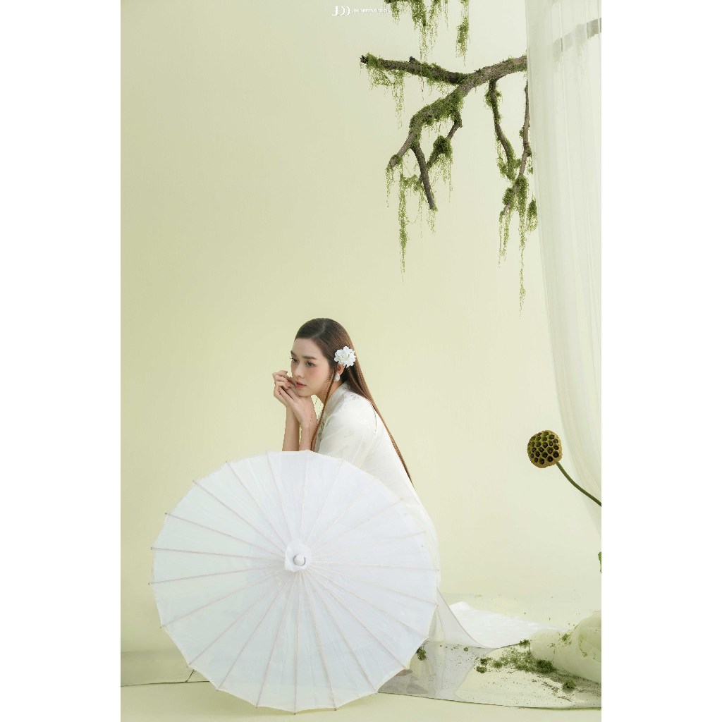 Áo dài Thanh Yên. Áo Dài Dáng Ôm Tay Lỡ 2M03.2509. Áo Dài Cách Tân Nữ Thanh Lịch, Tối Giản Sang Trọng. Áo Dài JM Dress