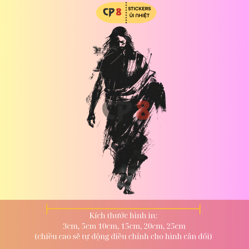 Bộ Hình In, Ủi Nhiệt Sticker Jesus 04 - CP8 PET Sticker