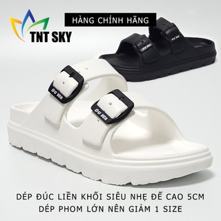 Dép Nam, Nữ Quai Ngang Đúc Liền Khối Siêu Nhẹ, Đế Cao 5cm DUWA - Hàng Chính Hãng - SH550