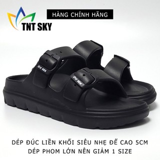 Dép Nam, Nữ Quai Ngang Đúc Liền Khối Siêu Nhẹ, Đế Cao 5cm DUWA - Hàng Chính Hãng - SH550