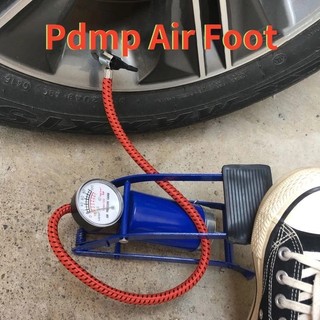 Bơm Hơi Đạp Chân Cho ÔTÔ , Xe Máy, Xe Đạp, Bơm Bong Bóng Đa Năng - Bơm xanh 24CM