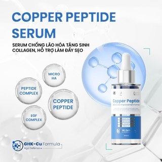 Serum Phục Hồi, Tăng Sinh Collagen, Làm Đầy Sẹo MD CARE Copper Peptide Serum 30ml