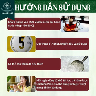 Trà gạo nứt - Làng Mai - 8 vị Dùng 1 tháng