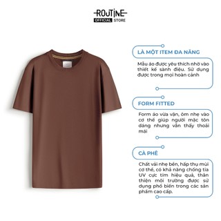 Áo Thun Tay Ngắn Vải S.Café Form Fitted - Routine 10S25TSS079