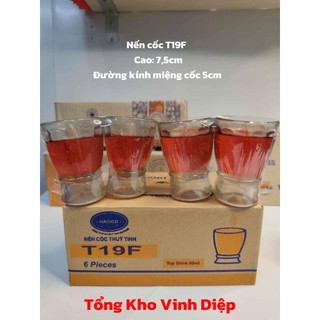 Combo 1 Hộp Nến Nghệ Thuật Đủ Kích Cỡ T01/T03 To/T19F/T09,VT18N - Cốc Ly Thủy Tinh Cao Cấp