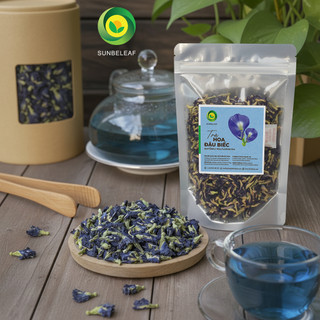 [SẤY NGUYÊN BÔNG] Trà Hoa Đậu Biếc Sunbeleaf - Giảm Căng Thẳng, Giúp Ngủ Ngon
