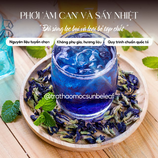 [SẤY NGUYÊN BÔNG] Trà Hoa Đậu Biếc Sunbeleaf - Giảm Căng Thẳng, Giúp Ngủ Ngon