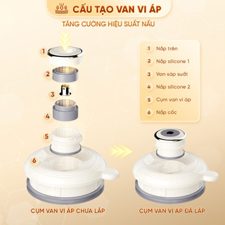 Máy làm sữa hạt Masuto 1L bản Premium, Công nghệ vi áp 3D xay nấu nhuyễn mịn Dao xay đa tầng 12 cánh