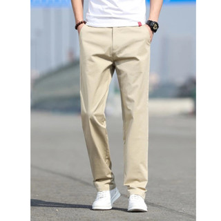 Quần Vải Ống Rộng Kaki Dù Nam Nữ Phong Cách Hàn Quốc, Mềm Mát, Thoải Mái 4 Size 40-75kg K1