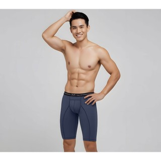Quần lót Boxer dài thể thao Wolf Active x iBasic siêu co giãn tập luyện thể thao gym PANM149
