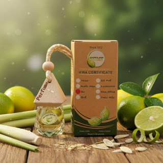 Chai treo tinh dầu CAROLINE 10ml với 8 mùi hương tinh dầu thiên thiên nhiên, dễ lựa chọn, khử mùi hiệu quả, thơm mát