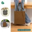 Túi Tote Canvas Túi Tote Đa Năng Màu Trơn Có Đáy Không Khoá Kéo Phong Cách Đơn Giản - 3IIHOMETUITOTE