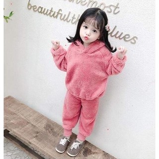 BỘ LÔNG MŨ 3 MÀU HỒNG NÂU KEM