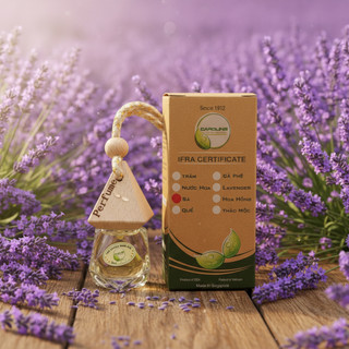Chai treo tinh dầu CAROLINE 10ml với 8 mùi hương tinh dầu thiên thiên nhiên, dễ lựa chọn, khử mùi hiệu quả, thơm mát